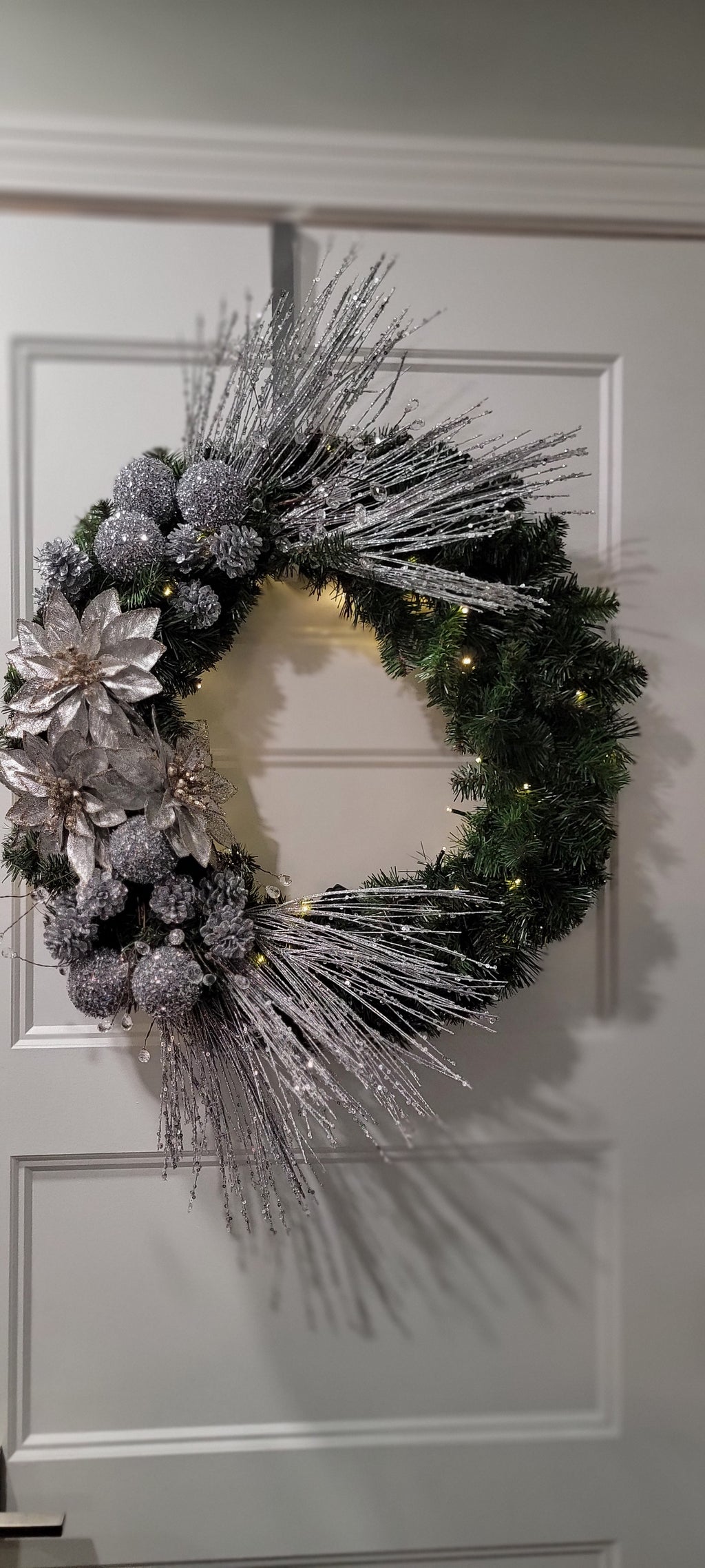Silver Christmas Wreath