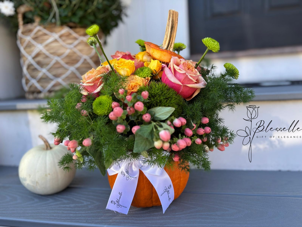 Pumpkin centerpiece