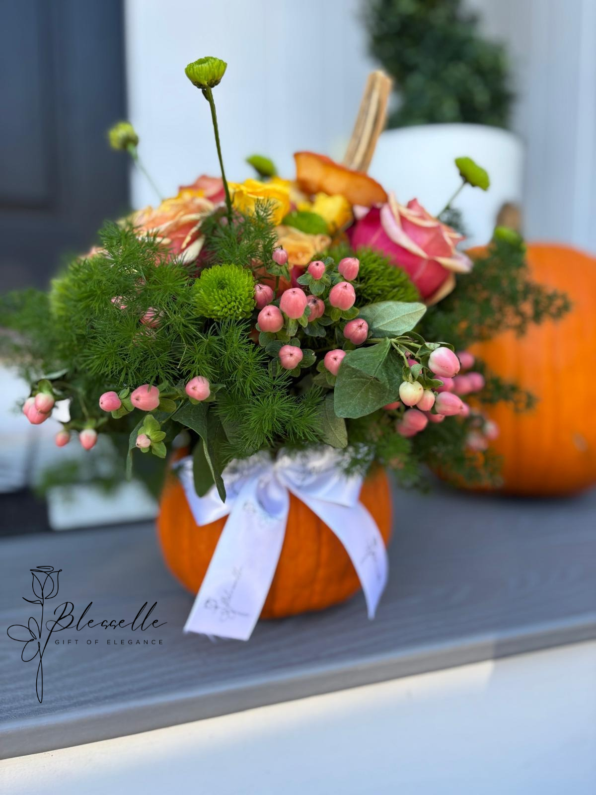 Pumpkin centerpiece